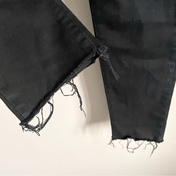 Agolde Black Mid-rise Cropped Sophie Skinny Jeans - 27" - Picture 4 of 11